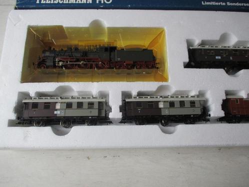 Fleischmann Set Preussischer Personenzug no 4899, Hobby en Vrije tijd, Modeltreinen | H0, Zo goed als nieuw, Locomotief, Gelijkstroom