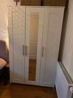 IKEA Brimnes Kledingkast 3 Deuren Wit 117x190cm, Ophalen, Overige materialen, 100 tot 150 cm, Zo goed als nieuw