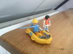 Playmobil Bootje met Figuren roeiboot motorboot Vintage Leuk, Ophalen of Verzenden, Gebruikt, Complete set
