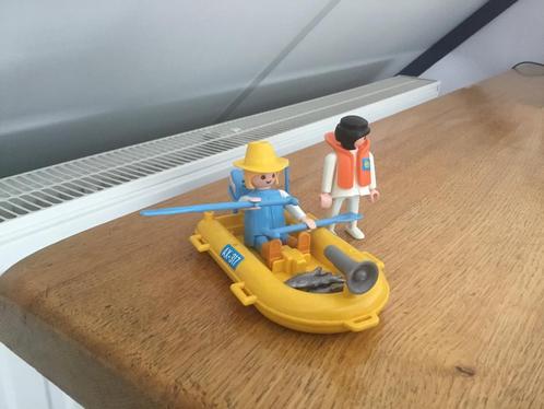 Playmobil Bootje met Figuren roeiboot motorboot Vintage Leuk, Kinderen en Baby's, Speelgoed | Playmobil, Gebruikt, Complete set