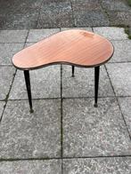 Vintage Boomerang Side Table 1950, Huis en Inrichting, Tafels | Bijzettafels, Gebruikt, 55 tot 75 cm, Overige vormen, Hout