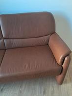 Leren tweezitsbank, Huis en Inrichting, Banken | Bankstellen, Ophalen, 150 tot 200 cm, Tweepersoons, Zo goed als nieuw
