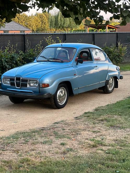 Saab 96 v4 1.5 L 1977 Blauw, Auto's, Saab, Particulier, Saab 96, Benzine, Hatchback, Handgeschakeld, Geïmporteerd, Blauw, Overige kleuren