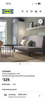 Slaapbank te koop, Ophalen, Tweepersoons, 140 cm, Zo goed als nieuw