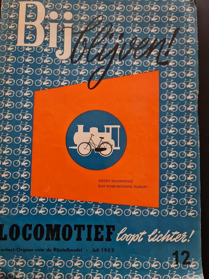 Vintage Bij-Blijven Tijdschrift Juli 1955, Verzamelen, Overige Verzamelen, Gebruikt, Ophalen of Verzenden