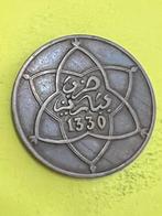 Zeldzame Marokkaanse Zilveren Munt 1330, Ophalen of Verzenden, Overige waardes, Losse munt, Zilver