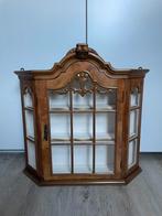 Antieke vitrinekast, Ophalen, Met deur(en), 50 tot 100 cm, Zo goed als nieuw
