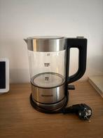 Severin WK 3472 - Waterkoker glazen kan 0.5l - zilver/zwart, Ophalen, Zo goed als nieuw