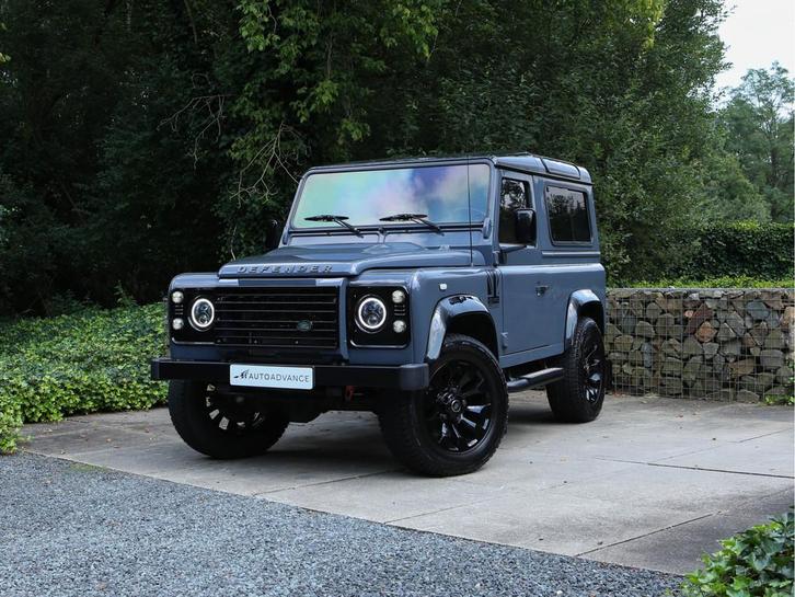 Land Rover Defender 90 TD4 Commercial Porsche PTS Arctic Gre, Auto's, Bestelauto's, Bedrijf, Te koop, 4x4, ABS, Airconditioning