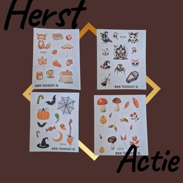 Herst & halloween stickers beschikbaar voor biedingen