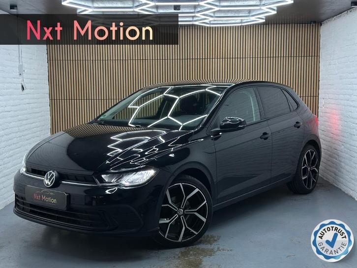 VW Polo 1.0 TSI autom. 95pk 2022 KEYLESS 1jaargarantie zwart, Auto's, Volkswagen, Bedrijf, Polo, ABS, Adaptive Cruise Control