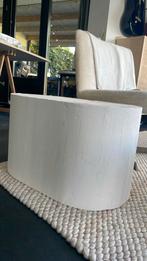 Salontafel Japandi ovaal beton cire, Huis en Inrichting, Tafels | Salontafels, Minder dan 50 cm, Nieuw, Japandi, Overige materialen