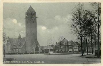 (304-259-001) Enschede Lasondersingel met Kerk beschikbaar voor biedingen