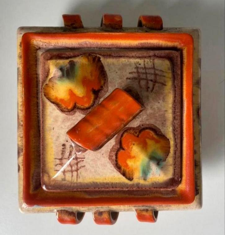 Antieke Keramiek Bak met Deksel, Antiek en Kunst, Antiek | Keramiek en Aardewerk, Ophalen of Verzenden
