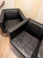 Twee leren Klappsta fauteuils van Ikea, Huis en Inrichting, Ophalen, Gebruikt, Minder dan 75 cm, Modern