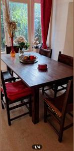 Houten Eettafel met Poten, Ophalen