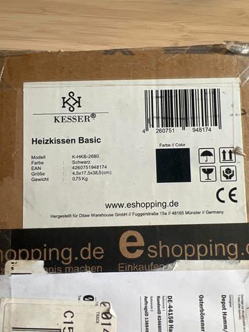 Watmtekussen! Kesser Heizkissen Basic - Nieuw in doos! beschikbaar voor biedingen