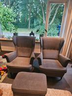 IKEA Strandmon fauteuils antraciet 2x, Huis en Inrichting, Fauteuils, Ophalen, Gebruikt