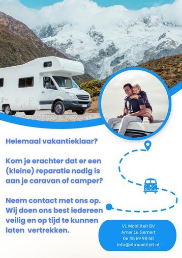 carvan/camper reparatie in/opbouw van accessoires beschikbaar voor biedingen