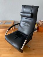 Jori leren relax- draaifauteuil met hoofdsteun, Ophalen, Zo goed als nieuw, 50 tot 75 cm, Leer