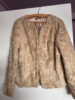 Bont jas, Kleding | Dames, Jassen | Winter, Ophalen of Verzenden, Zo goed als nieuw, Maat 46/48 (XL) of groter, Blauw