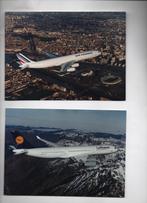 2 foto's Airbus A340, Ophalen of Verzenden, Gebruikt, Kaart, Foto of Prent