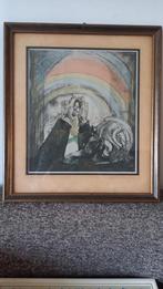 Jan Toorop litho ,,Het gebed'' 22/25 lijst 31/35, Antiek en Kunst, Ophalen of Verzenden