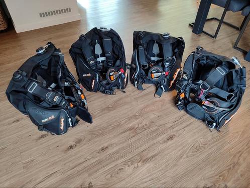 4 Seac-sub trimvesten met veel extra's (trimvest, duikpak), Watersport en Boten, Duiken, Gebruikt, Duikpak, Ophalen
