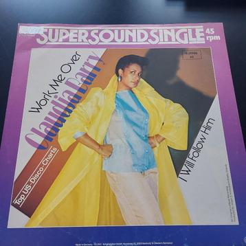 12 inch Maxisingel Claudia Barry - Work Me Over (1982) beschikbaar voor biedingen