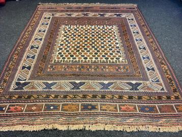 Mooi origineel handgeweven kelim kleed —260x170cm— beschikbaar voor biedingen