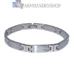 Rvs stalen armband 21.5 cm. dames of heren armband