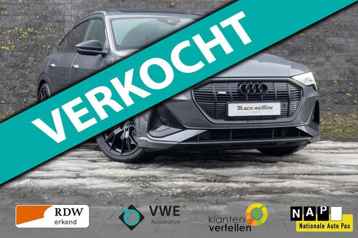 Audi E-tron Sportback Audi e-tron Sportback 55 quattro S edi, Auto's, Audi, Bedrijf, Te koop, e-tron, 4x4, ABS, Achteruitrijcamera