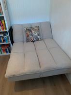 Sklum Veka slaapbank beige NIEUW, Huis en Inrichting, Ophalen, Zo goed als nieuw, Tweepersoons, Beige