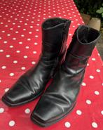 Sendra korte laarzen, zwart leer, maat 41., Ophalen of Verzenden, Zo goed als nieuw, Zwart, Boots