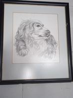 Schilderij Spaniel Christel felsman 1980, Antiek en Kunst, Ophalen of Verzenden