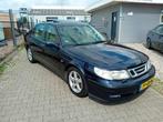Saab 9-5 3.0 TURBO V6 AUT 2000 Blauw NIEUWE APK! YOUNGTIMER!, 1800 kg, Beige, Blauw, Leder en Stof