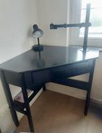 Hoekbureau met scherm en laptop arm, Huis en Inrichting, Bureaus, Ophalen