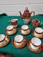 Mokka servies met bladgoud compleet, Huis en Inrichting, Keuken | Servies, Ophalen of Verzenden