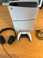 Playstation 5 Digital edition + controller + headset, Ophalen of Verzenden, Zo goed als nieuw