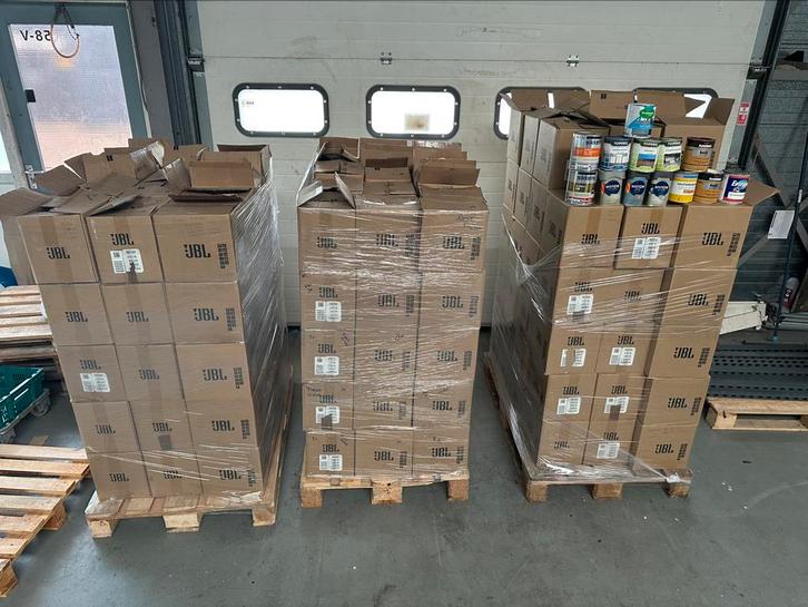 MOET WEG !! Grote partij verf 2500 potten + Accessoire, Doe-het-zelf en Verbouw, Verf, Beits en Lak, Nieuw, Verf, 20 liter of meer