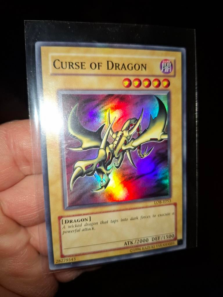 Curse of Dragon  LOB  Super Rare, Hobby en Vrije tijd, Verzamelkaartspellen | Yu-gi-Oh!, Ophalen of Verzenden, Nieuw, Losse kaart
