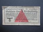 1 Reichspfennig 1939-1940 Duitsland Kampgeld POW WW2 (01), Verzenden, Duitsland, Los biljet
