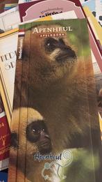 Folder Apenheul dierentuin, Ophalen of Verzenden, Zo goed als nieuw