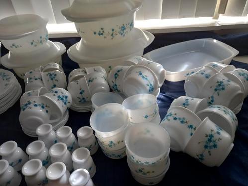 Arcopal servies vergeetmijnietjes, Huis en Inrichting, Keuken | Servies, Nieuw, Overige stijlen, Glas, Ophalen