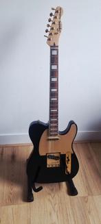 Squier Telecaster 40th Anniversary Gold Edition – Black/Gold, Muziek en Instrumenten, Ophalen, Zo goed als nieuw, Fender