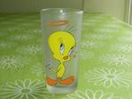 Groot Tweety glas Warner Bros uit 1996, Verzamelen, Ophalen of Verzenden, Looney Tunes, Zo goed als nieuw, Overige typen