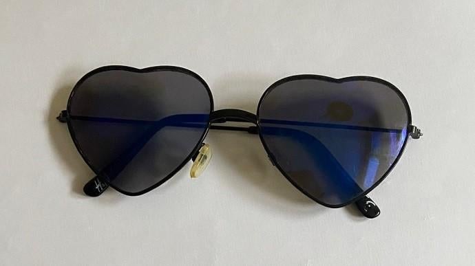 Hartjes zonnebril, Overige merken, Zonnebril, Zwart, Ophalen of Verzenden