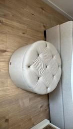 Riviera maison poef, Huis en Inrichting, Ophalen, Zo goed als nieuw, Rond, Minder dan 50 cm