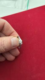 925 sterling zilver ring  18/19 mm zirkonium, 18 tot 19, Gebruikt, Ophalen of Verzenden, Dame