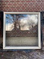 Hardhout kozijn, Raamkozijn, Zo goed als nieuw, Inclusief glas, 75 tot 150 cm